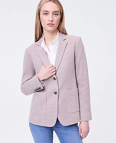 Ann Taylor Weekend Collection Greenwich Blazer In Neutral