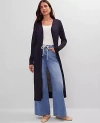 Ann Taylor Weekend Collection Linen Blend Duster Sweater