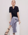 Ann Taylor Weekend Collection Mesh Collared Cardigan In Night Sky