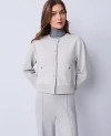 Ann Taylor Weekend Collection Patch Pocket Jacket In Gray