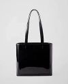 Ann Taylor Weekend Collection Patent Tote In Black