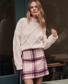 Ann Taylor Weekend Collection Petite Plaid Mini Skirt In Multi