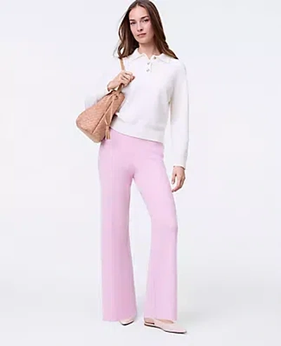 Ann Taylor Weekend Collection Pull-on Wide-leg Sweater Pant