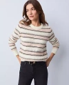 Ann Taylor Weekend Collection Relaxed Fair Isle Sweater In Multi