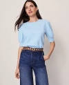Ann Taylor Weekend Collection Ruched Sweater Tee