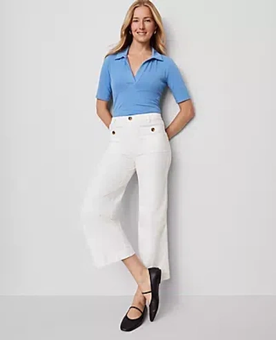 Ann Taylor Weekend Collection Sateen Patch Pocket Pant