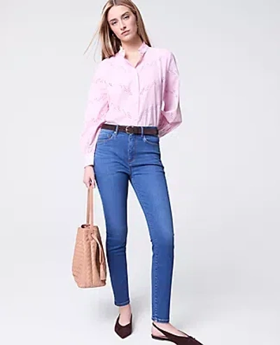 Ann Taylor Weekend Collection Skinny Jean In Blue