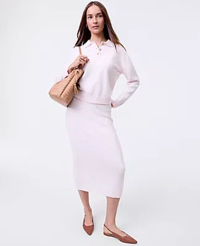 Ann Taylor Weekend Collection Sweater Pencil Skirt In Pink