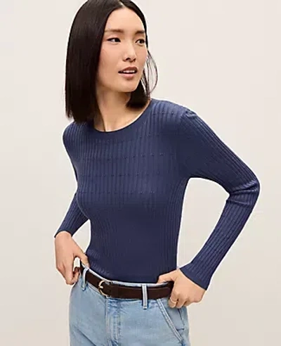Ann Taylor Weekend Collection Textured Stitch Sweater
