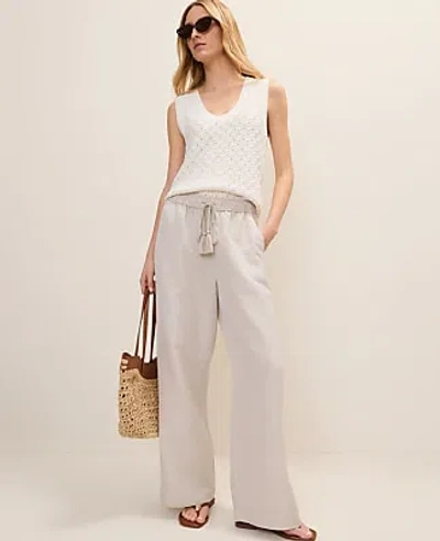 Ann Taylor Weekend Easy Fit Wide-leg Pant In Multi