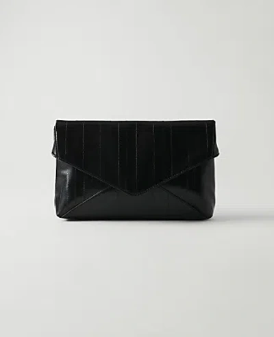 Ann Taylor Weekend Envelope Clutch In Black