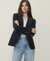 Ann Taylor Weekend Hutton Blazer In Night Sky