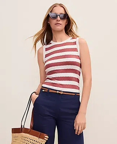 Ann Taylor Weekend Pointelle Tank