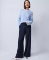Ann Taylor Wide-leg Jogger Pant In Blue