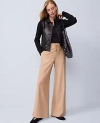 Ann Taylor Wide-leg Jogger Pant In Brown