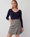 Ann Taylor Wide V-neck Top In Night Sky