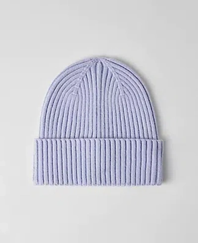 Ann Taylor Winter Beanie In Pure Blue Sky