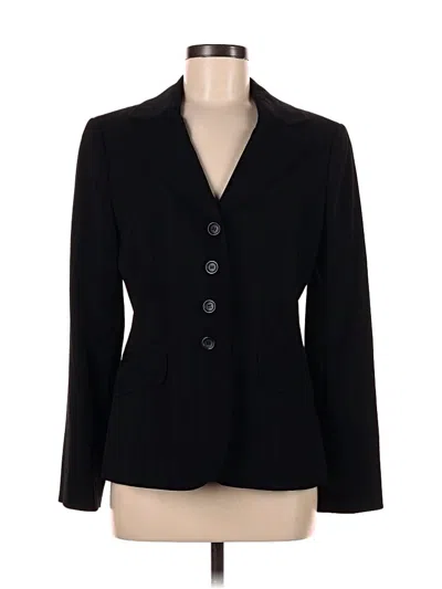 Pre-owned Ann Taylor Wool Blazer Jacket In Black