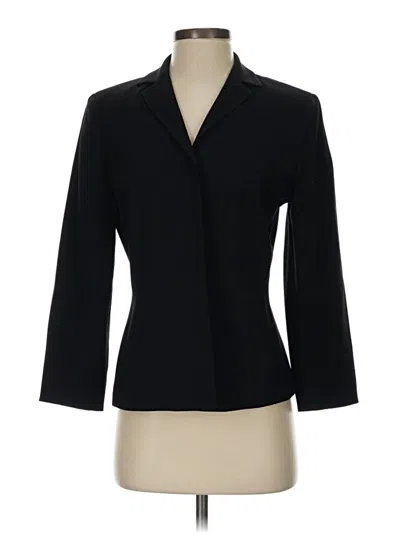 Pre-owned Ann Taylor Wool Blazer Jacket In Black