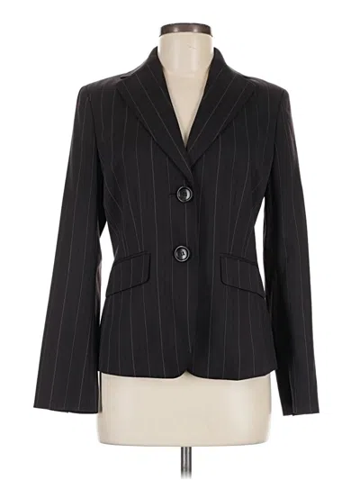 Pre-owned Ann Taylor Wool Blazer Jacket In Black
