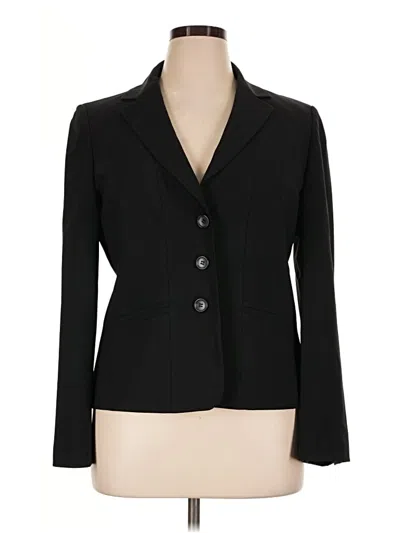Pre-owned Ann Taylor Wool Blazer Jacket In Black
