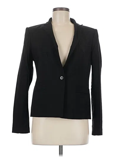 Pre-owned Ann Taylor Wool Blazer Jacket In Black