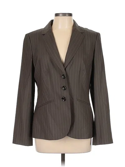 Pre-owned Ann Taylor Wool Blazer Jacket In Brown