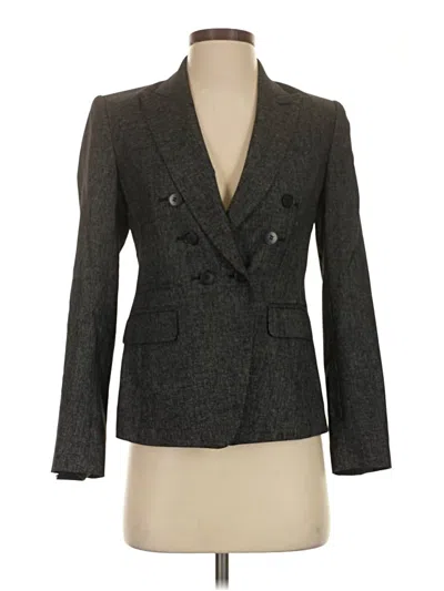 Ann Taylor Wool Blazer Jacket In Gray