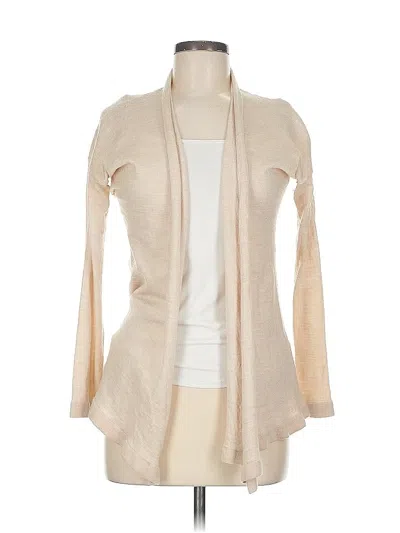 Pre-owned Ann Taylor Wool Cardigan Sweater In Brown