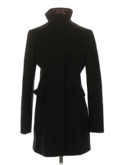 Pre-owned Ann Taylor Wool Coat In Black