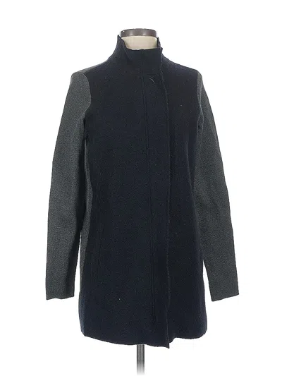 Pre-owned Ann Taylor Wool Coat In Gray