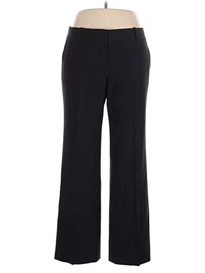 Pre-owned Ann Taylor Wool Pants In Black