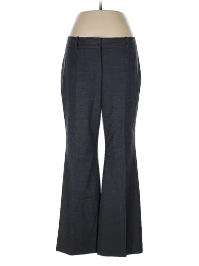 Pre-owned Ann Taylor Wool Pants In Gray