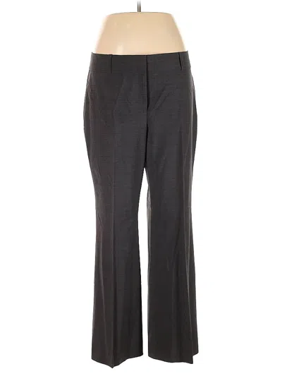 Pre-owned Ann Taylor Wool Pants In Gray