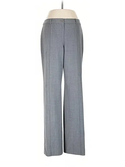 Pre-owned Ann Taylor Wool Pants In Gray