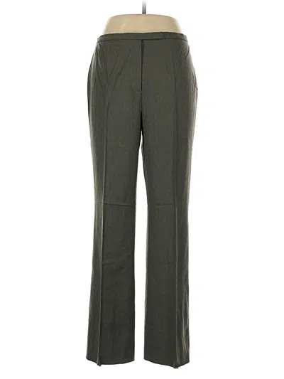 Pre-owned Ann Taylor Wool Pants In Green