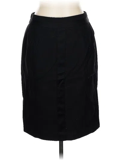 Pre-owned Ann Taylor Wool Skirt In Black
