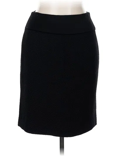 Pre-owned Ann Taylor Wool Skirt In Black