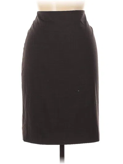 Pre-owned Ann Taylor Wool Skirt In Black