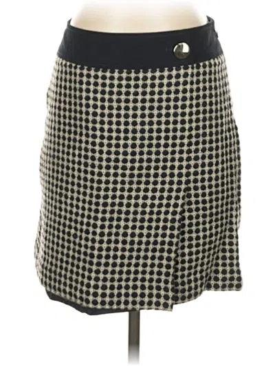 Pre-owned Ann Taylor Wool Skirt In Black