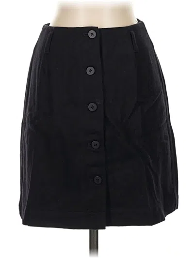 Pre-owned Ann Taylor Wool Skirt In Black