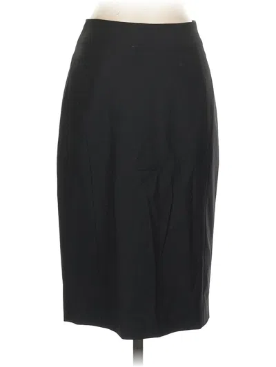 Pre-owned Ann Taylor Wool Skirt In Black