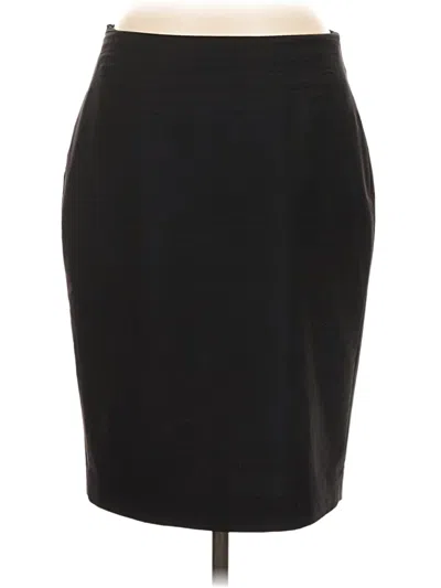 Pre-owned Ann Taylor Wool Skirt In Black