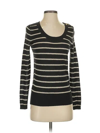 Pre-owned Ann Taylor Wool Sweater In Black