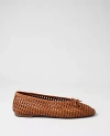 Ann Taylor Woven Bow Ballet Flat