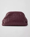 Ann Taylor Woven Clutch In Purple