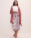 Ann Taylor Wrap Poncho In Multi