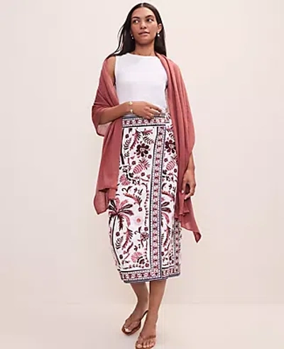 Ann Taylor Wrap Poncho In Multi