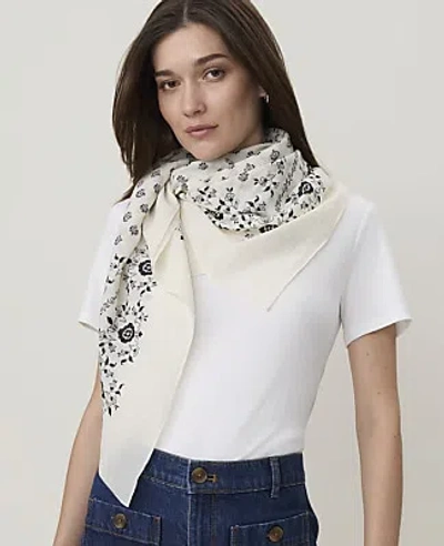 Ann Taylor Wrap Poncho In Pearl Shadow