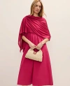 Ann Taylor Wrap Poncho In Red